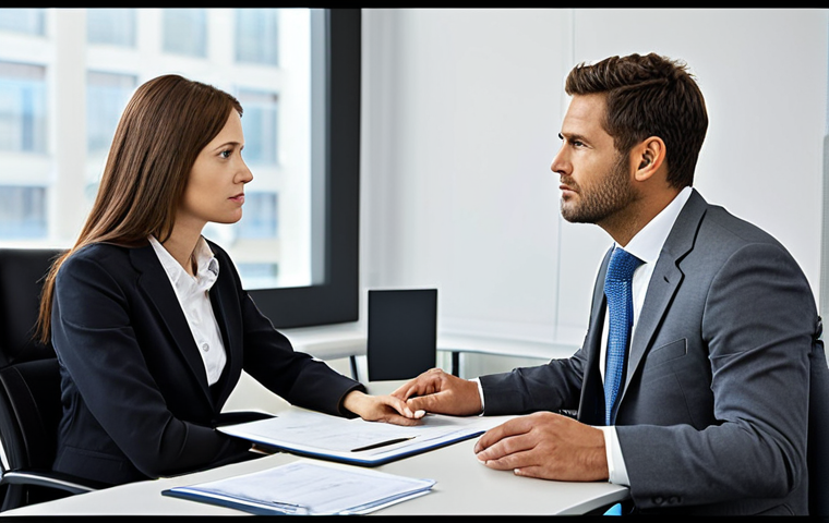 무역협상에서 협상의 타이밍 결정 전략 - Decoding Non-Verbal Cues**

"A professional mediator in a modern office setting, attentively observi...
