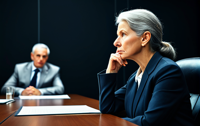무역협상에서 협상의 타이밍 결정 전략 - Decoding Non-Verbal Cues**

"A professional mediator in a modern office setting, attentively observi...